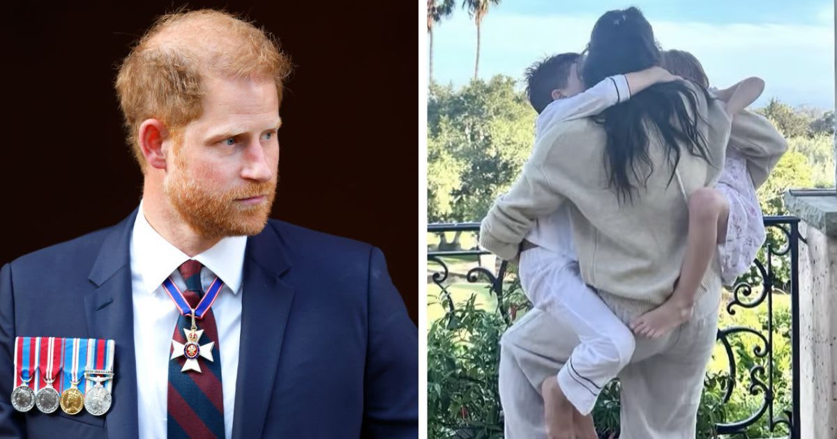 (L) Prince Harry attends The Invictus Games Foundation 10th Anniversary Service; (R) Meghan Markle cuddles Archie and Lilibet. Cover Image Source: (L) Getty Images| Max Mumby/Indigo; (R) Instagram| @meghan