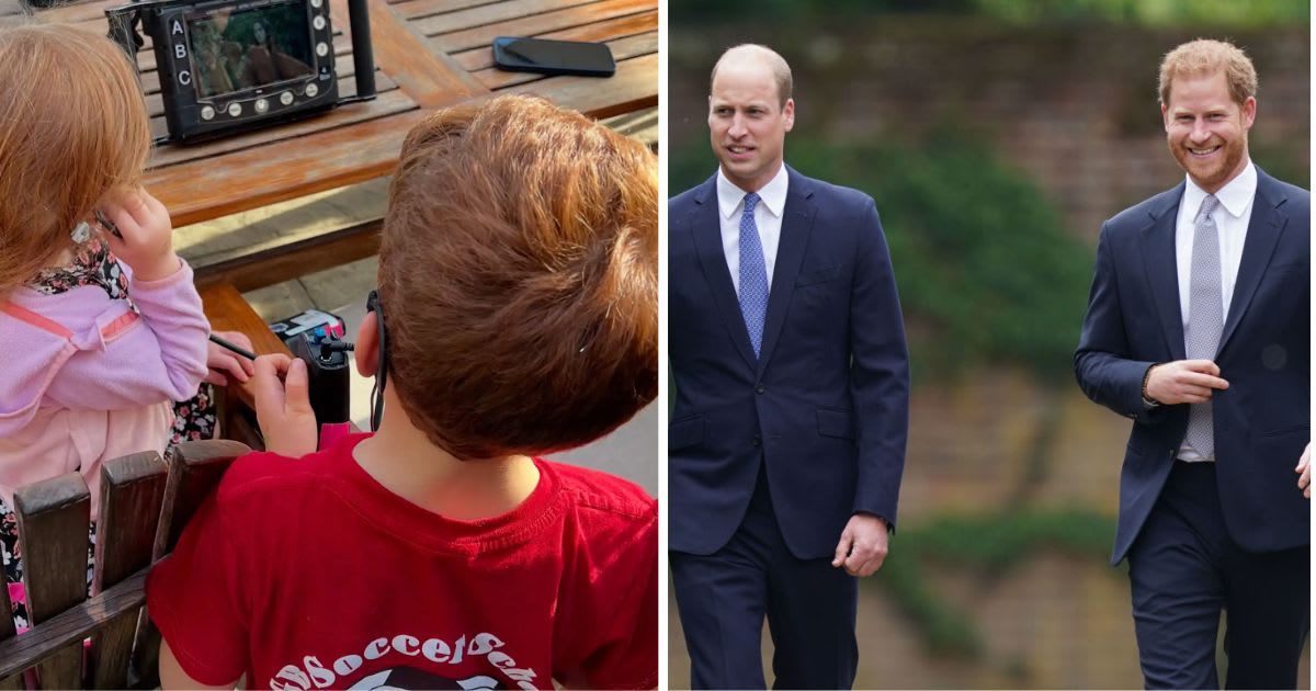 (L) Prince Archie and Princess Lilibet on the set of 'With Love, Meghan'; (R) Prince Harry and Prince William attend the unveiling of a statue of Princess Diana. Cover Image Source: (L) Instagram | @meghan; (R) Getty Images | Yui Mok - WPA Pool