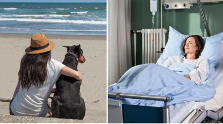 Pet dog saves dying owner by sniffing out ‘perfect’ kidney donor on the beach — beating one-in-22 million odds