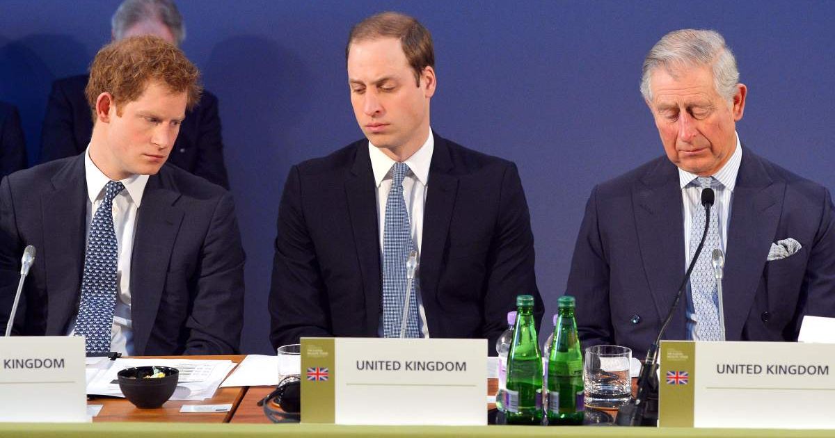 Prince Harry, Prince William, and King Charles, Prince of Wales, listen to speeches by foreign leaders at the Illegal Wildlife Trade Conference at Lancaster House. (Cover Image Source: Getty Images | John Stillwell - WPA Pool)