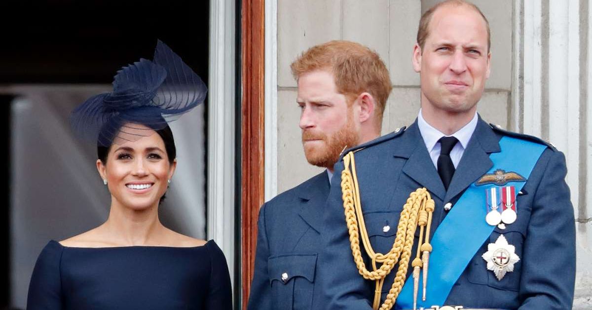 Meghan, Prince Harry, and Prince William watch a flypast to mark the centenary of the Royal Air Force from the balcony of Buckingham Palace. (Cover Image Source: Getty Images | Max Mumby/Indigo)