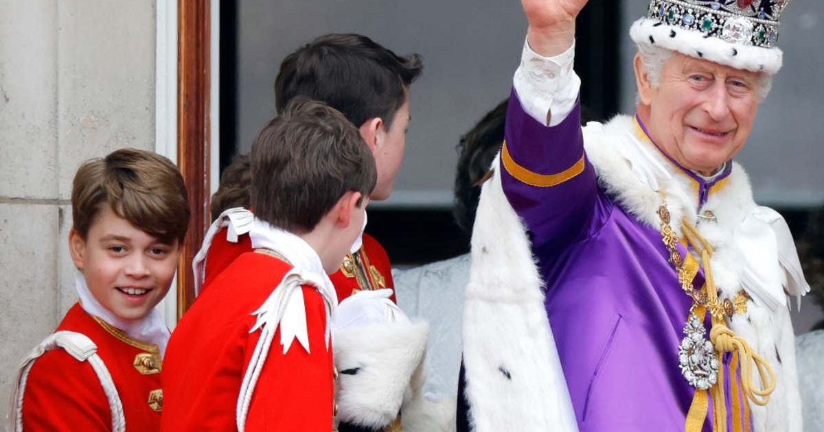 King Charles and Prince George watch an RAF flypast from the balcony of Buckingham Palace. (Cover Image Source: Getty Images| Max Mumby/Indigo)
