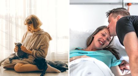 Pregnant woman’s cat and dog suddenly behaved strangely, pressing against her belly all night — two days later, she realized why