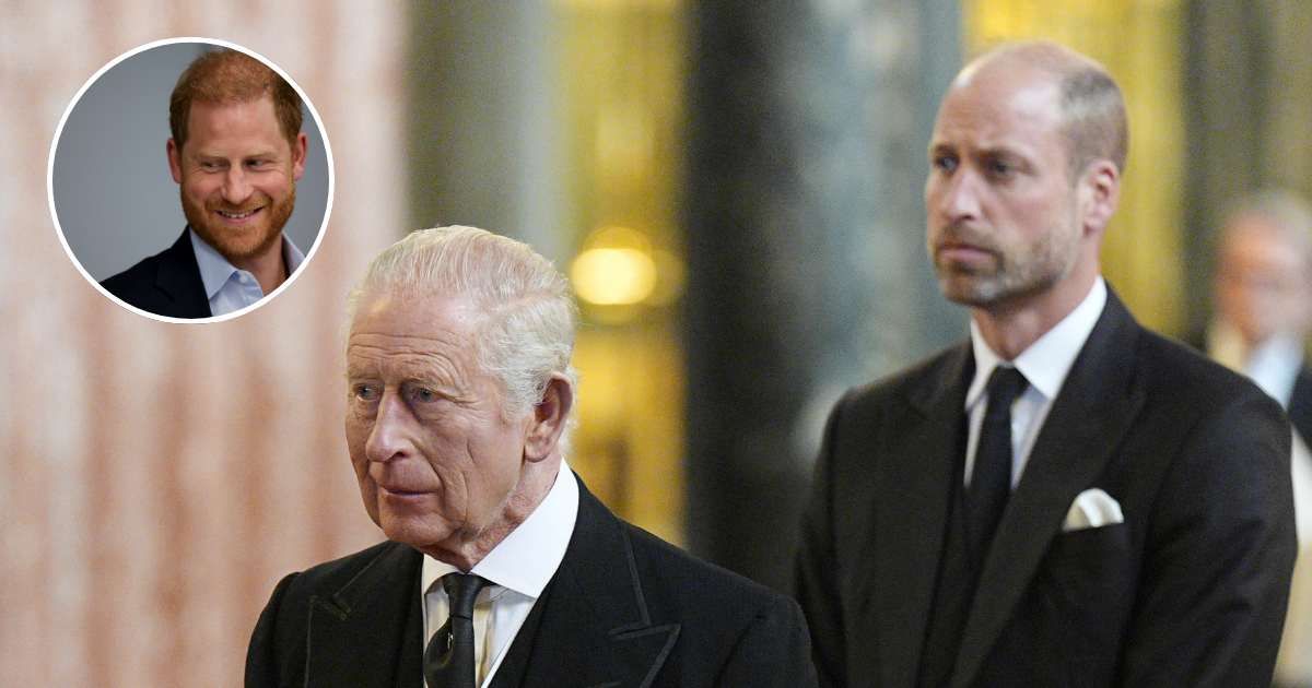 Prince William’s Frosty Behavior Toward Charles at Funeral Raises Eyebrows — Is Harry to Blame?