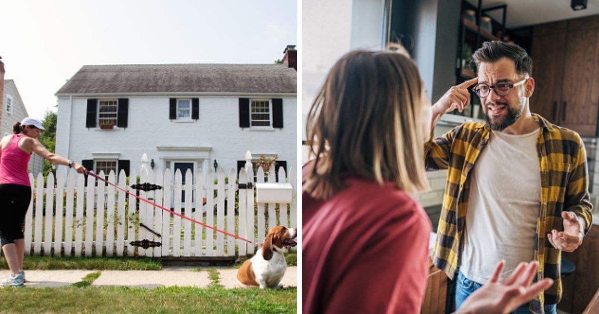 (L) A woman trying to steal a dog, (R) A man and a lady having an argument. (Representative Cover Image Source: Getty Images | (L)PM Images, (R) milorad kravic)