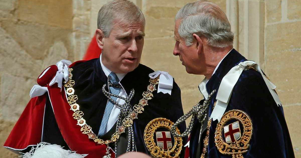 Prince Andrew, Duke of York, and King Charles attend the Order of the Garter Service at St. George's Chapel in Windsor Castle. (Cover Image Source: Getty Images | Peter Nicholls)