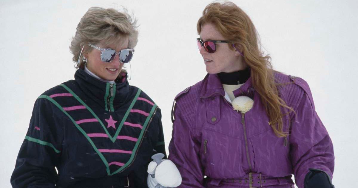 Princess Diana with Sarah Ferguson during a skiing holiday in Klosters, Switzerland, 9 March 1988. (Cover Image Source: Getty Images | James Andanson)