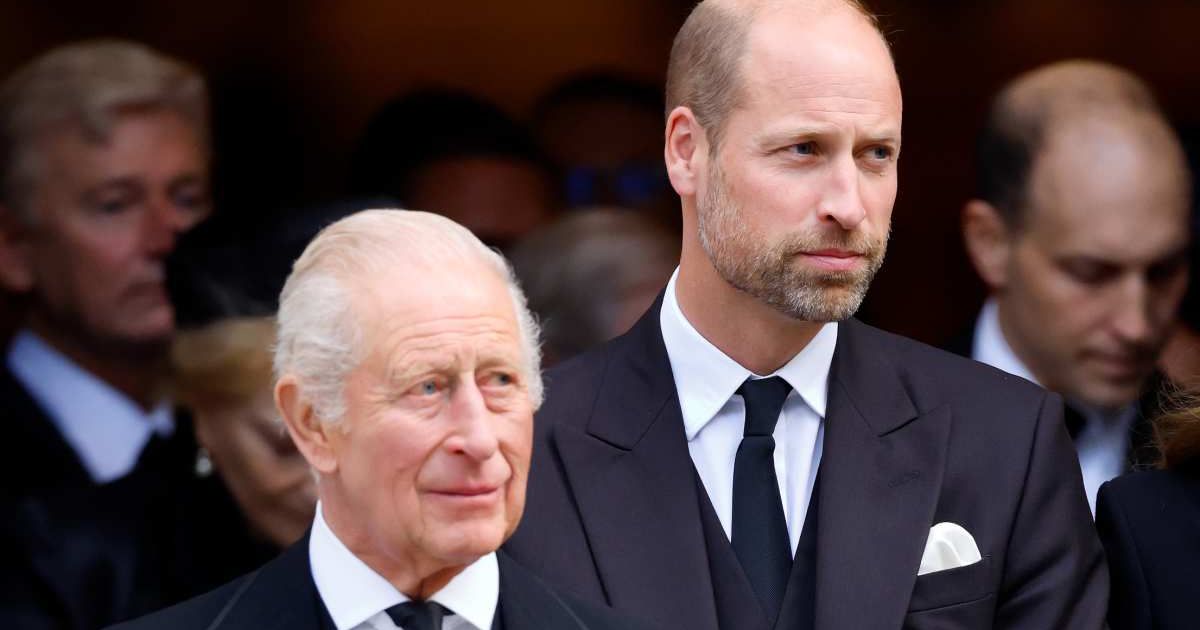 King Charles III and Prince William, Prince of Wales, attend Katharine, Duchess of Kent's Requiem Mass service at Westminster Cathedral. (Cover Image Source: Getty Images | Max Mumby/Indigo)