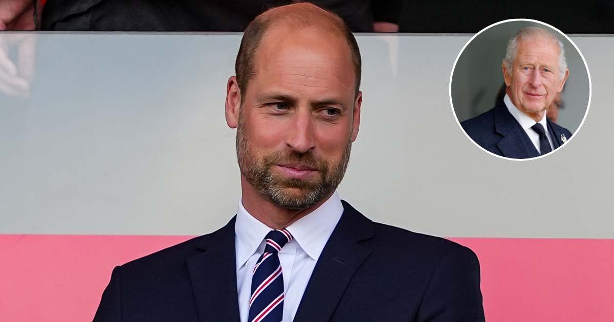 Prince William at Stadion Letzigrund in July 2025, in Zurich; (inset) King Charles at The Princess Royal and Duke of Fife Memorial Park in September 2025, in Braemar. Cover Image Source: Getty Images | Daniela Porcelli; (inset) Max Mumby/Indigo