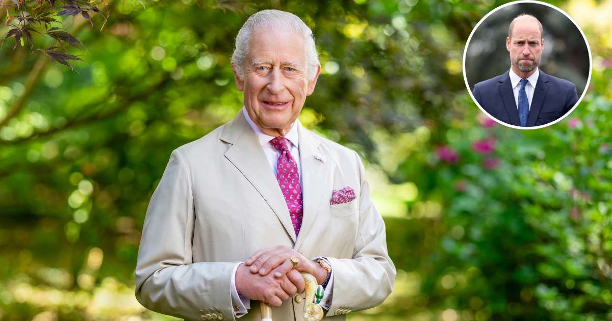 King Charles in the Arboretum at Highgrove House for the Amazon Documentary; (Inset) Prince William at Global Humanitarian Memorial. Cover Image Source: Getty Images | Millie Pilkington Photography/The King's Foundation; (Inset) Chris Jackson