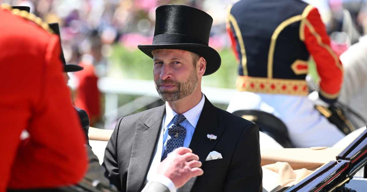Prince William, Prince of Wales, attends on day two of Royal Ascot at Ascot Racecourse. (Cover Image Source: Getty Images | Samir Hussein | WireImage)