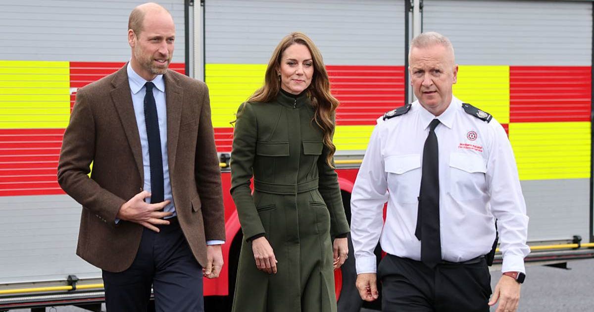 Prince William and Kate Middleton visit the Northern Ireland Fire & Rescue Service’s (NIFRS) new Learning and Development College. (Cover Image Source: Getty Images| Chris Jackson)