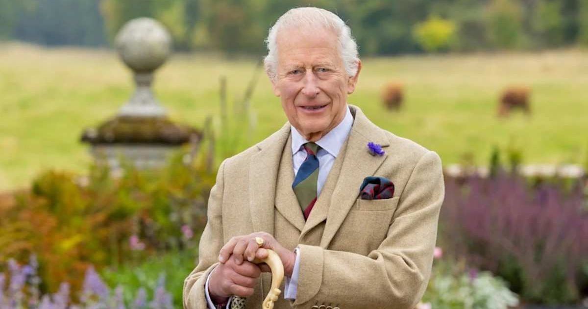 A new portrait of King Charles taken in Balmoral Castle. (Cover Image Source: Buckingham Palace | Millie Pilkington)