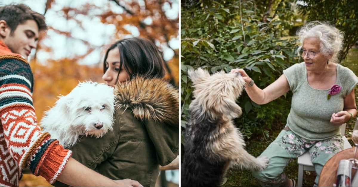 (L) Couple and their pet dog, (R) Senior woman in garden. (Representative Cover Image Source: Getty Images | (L) South_agency, (R) Oliver Rossi)