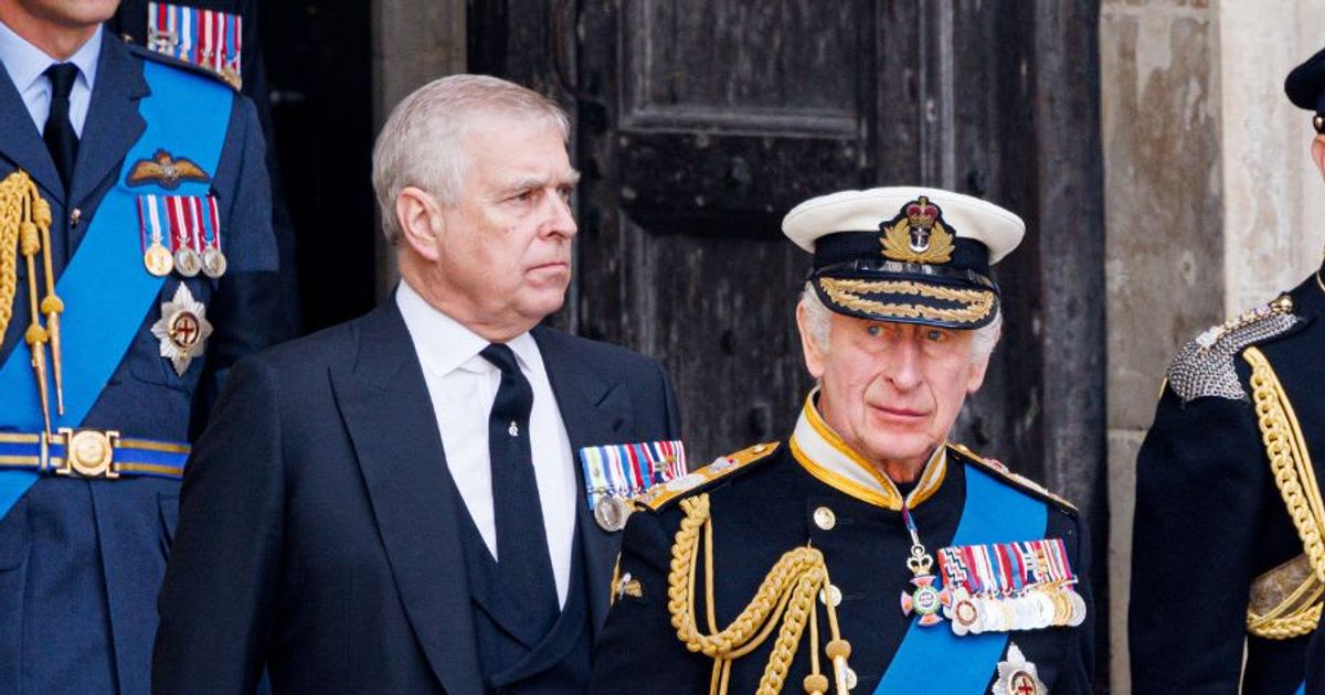 Prince Andrew and King Charles III are seen during The State Funeral of Queen Elizabeth II at Westminster Abbey in September. (Cover Image Source: Getty Images | Patrick van Katwijk)