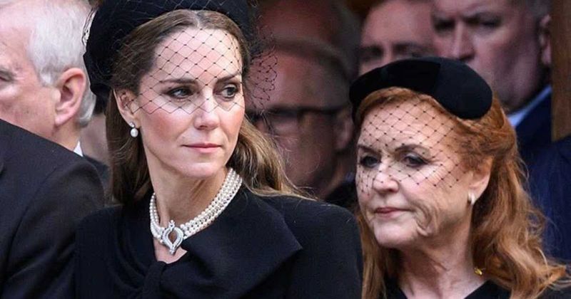 Resurfaced Video Shows Kate Snubbing Fergie at Funeral — Expert Says It Shows Her 'Firmer' Side