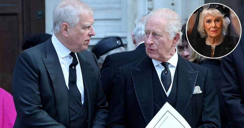 Andrew Reportedly Convinced Charles Has an ‘Ulterior Motive’ for Eviction — and It Involves Camilla