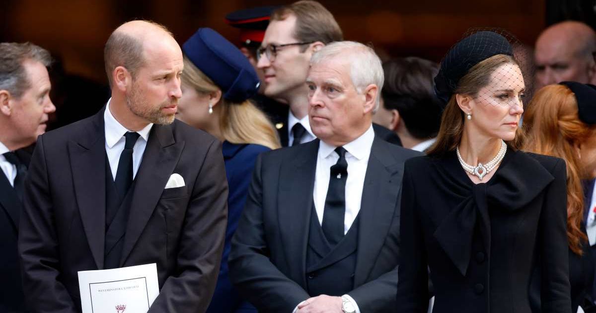 Prince William, Prince of Wales, Prince Andrew, and Catherine, Princess of Wales, attend Katharine, Duchess of Kent's Requiem Mass service at Westminster Cathedral. (Cover Image: Getty Images | Max Mumby/Indigo)