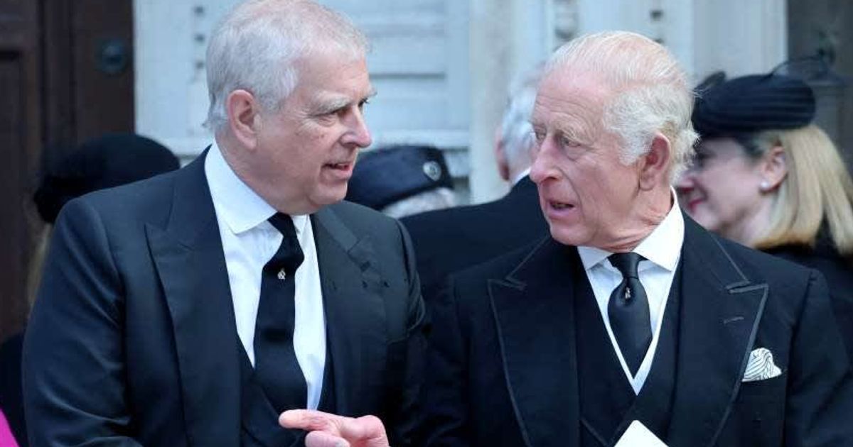 King Charles III and Prince Andrew attend the funeral of the Duchess of Kent. (Cover Image Source: Getty Images | Chris Jackson)