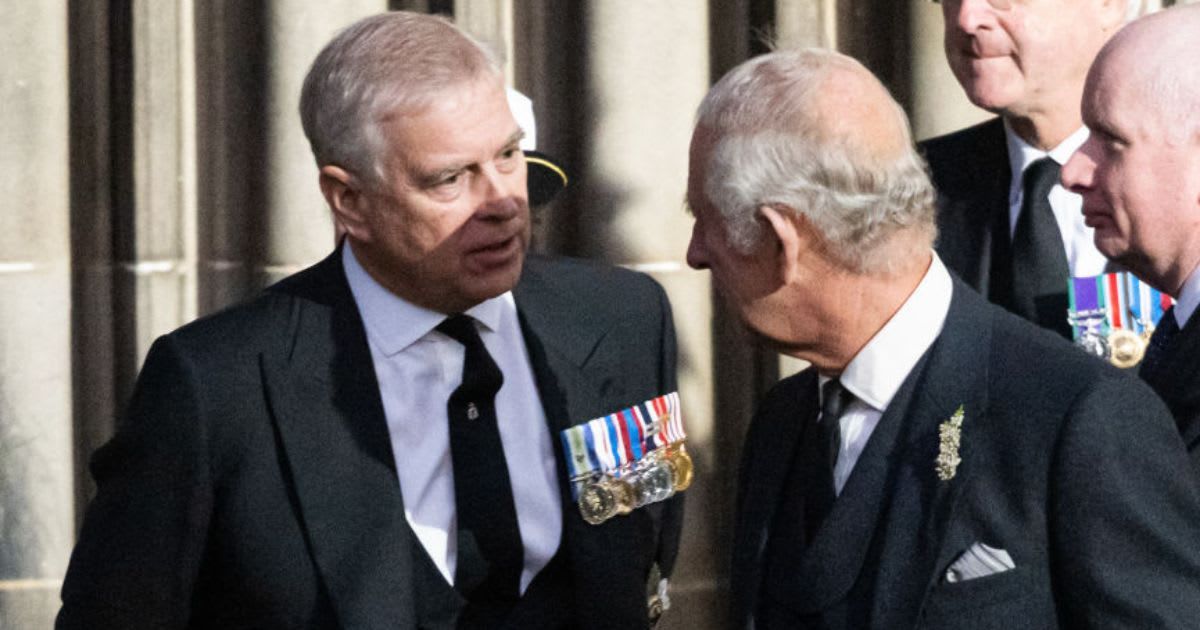 Andrew Mountbatten-Windsor and King Charles at the vigil in memory of Queen Elizabeth. (Cover Image Source: Getty Images| Samir Hussein/WireImage)