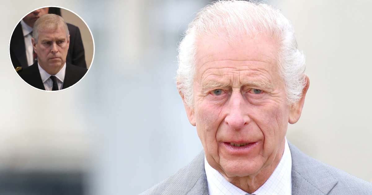 King Charles, during the official handover for the role of Colonel-in-Chief of the Army Air Corps to Prince William; (Inset) Andrew Mountbatten Windsor attends a commemoration service. Cover Image Source: Getty Images | Chris Jackson; (Inset) Christopher