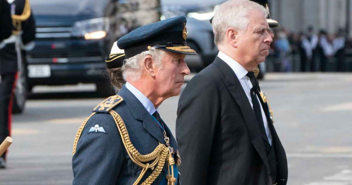 King Charles III and Andrew Mountbatten Windsor walk behind Queen Elizabeth II's coffin. (Cover Image Source: Getty Images | Arthur Edwards)