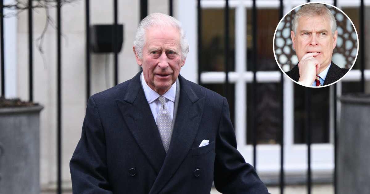 King Charles leaves The London Clinic; (Inset) Andrew Mountbatten Windsor attends the Endurance event on day 3 of the Royal Windsor Horse Show. Cover Image Source: Getty Images | Karwai Tang/WireImage; (Inset) Max Mumby/Indigo