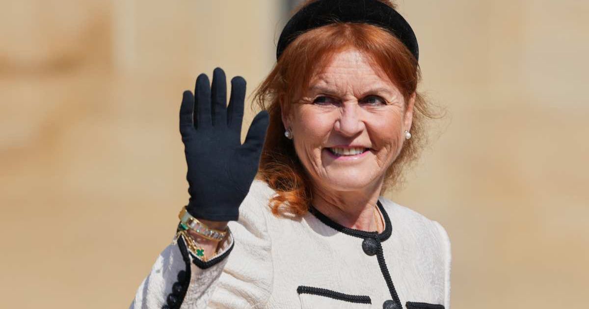 Sarah Ferguson waves as she attends the Easter Matins Service at St. George's Chapel, Windsor Castle. (Cover Image Source: Getty Images | Kirsty Wigglesworth - WPA Pool)