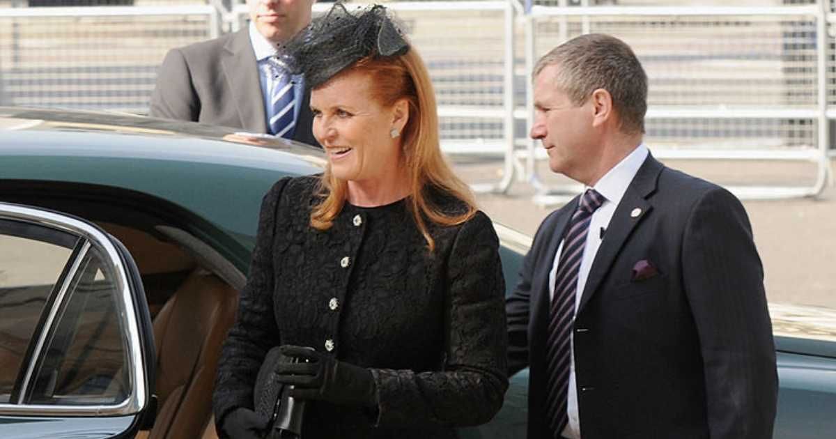 Sarah Ferguson attends a memorial service for Sir David Frost at Westminster Abbey on March 13, 2014 in London, England. (Image Source: Getty Images | Photo by Eamonn McCormack/WireImage)