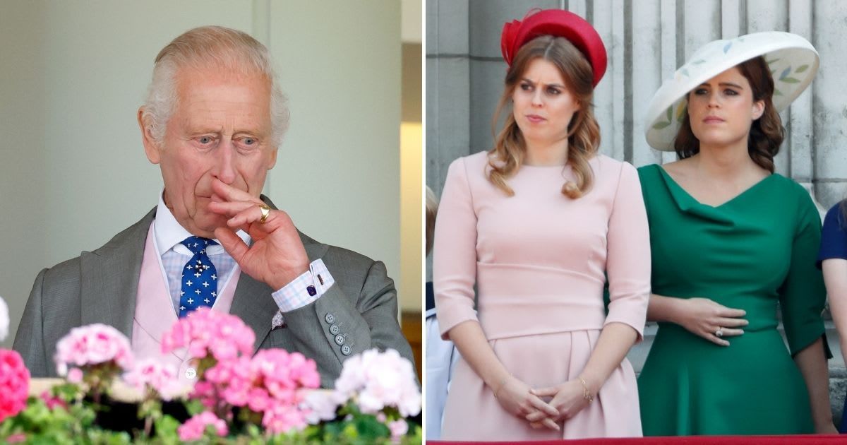 King Chrles (L); Princesses Beatrice and Eugenie (R) (Cover Image Source: Getty Images |  Max Mumby/Indigo (L) Max Mumby/Indigo (R))