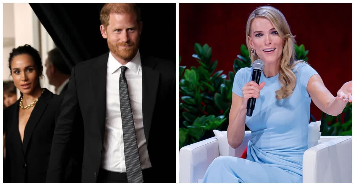 (L) Prince Harry and Meghan Markle attend the 3rd Annual Gala; (R) Megyn Kelly speaks at the Smart Financial Centre. Cover Image Source: Getty Images | (L) Michael Loccisano; (R) Marcus Ingram