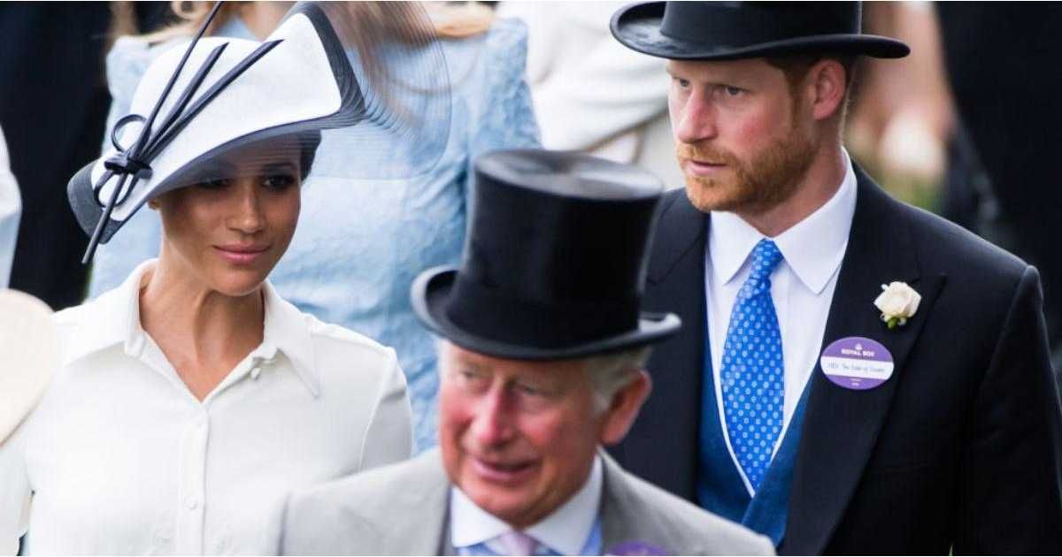 King Charles, Prince Harry, and Meghan Markle attend Royal Ascot Day 1 (Image Source: Getty Images| Samir Hussein/Wire Image)