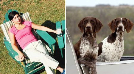 Cops stunned after woman walks into stranger’s yard to ‘sunbathe’ — then steals his prized hunting dog in a bizarre 'grand-theft' scheme