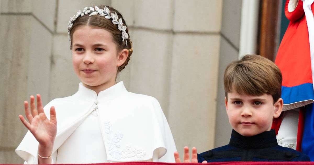 Princess Charlotte of Wales and Prince Louis of Wales on the balcony of Buckingham Palace following the Coronation of King Charles III and Queen Camilla on May 06, 2023, in London, England. (Cover Image Source: Getty Images | Samir Hussein/Pool)