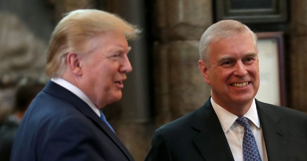 Andrew Mountbatten-Windsor smiles with US President Donald Trump during the visit to Westminster Abbey. (Cover Image Source: Getty Images | Chris Jackson)
