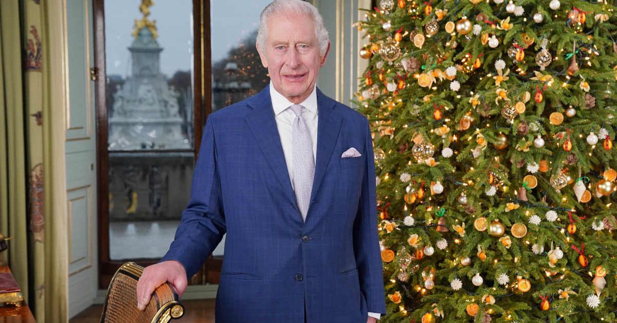 King Charles poses during the recording of his Christmas message at Buckingham Palace. (Cover Image Source: Getty Images | Jonathan Brady - WPA Pool)