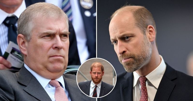 Andrew Allegedly ‘Furious’ at William and Hopes to Use Harry to 'Take Him Down a Peg or Three'
