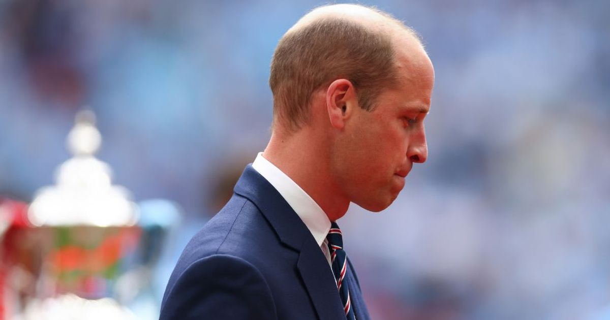 Prince William walks past the FA Cup trophy during the Emirates FA Cup Final match. (Cover Image Source: Getty Images | Marc Atkins )