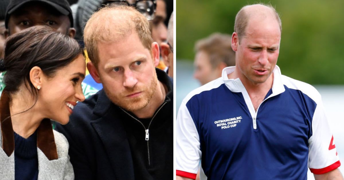 (L) Prince Harry and Meghan Markle attend the wheelchair basketball match; (R) Prince William attends the Out-Sourcing Inc. Royal Charity Polo Cup. Cover Image Source: Getty Images| (L) Samir Hussein/WireImage; (R) Max Mumby/Indigo