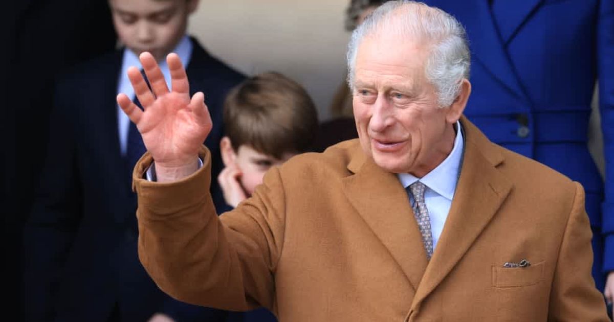 King Charles III departs after attending the Christmas Morning Service at Sandringham Church on December 25, 2023 in Norfolk (Cover Image Source: Getty Images | Stephen Pond)