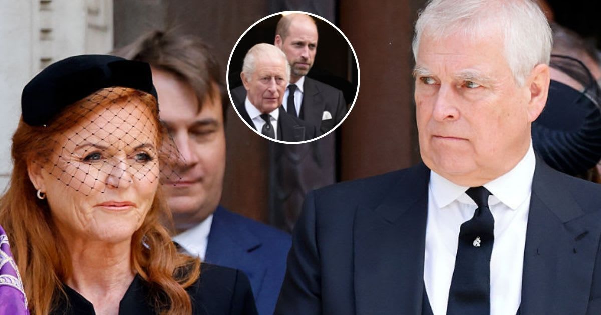 Andrew & Fergie Show Up at Granddaughter's Christening — but Where's Charles & William?