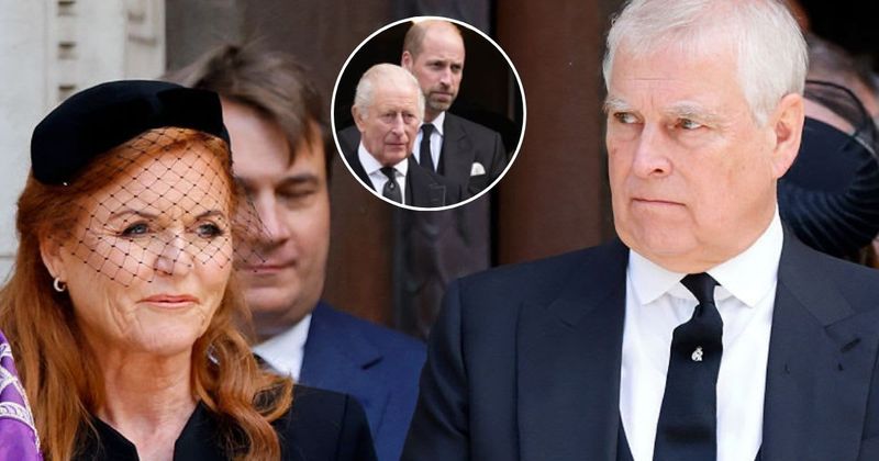 Andrew & Fergie Show Up at Granddaughter's Christening — but Where's Charles & William?