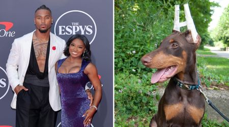 PETA calls out Simone Biles and husband after photo of their new puppy with alleged cropped ears surfaces