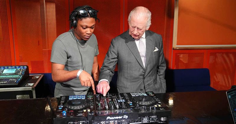 King Charles Gives Off ‘Granddad Vibes’ As He Tries His Hand at DJing in Latest Outing