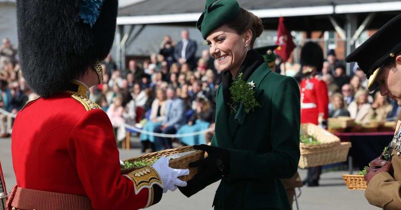 Kate Middleton Looks Stunning As Ever As She Attends St. Patrick's Day Parade [Photos]