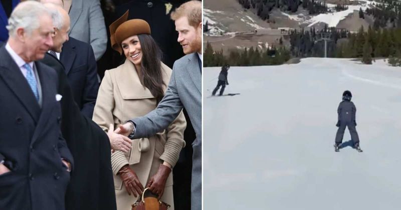 Meghan & Harry Swap Easter Traditions for a Ski Getaway With Kids ― And Charles May Quietly Approve