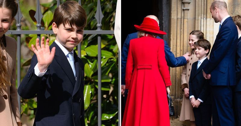 King Charles Shows His ‘Softer Side’ With Surprising Gesture to Prince Louis at Easter Service