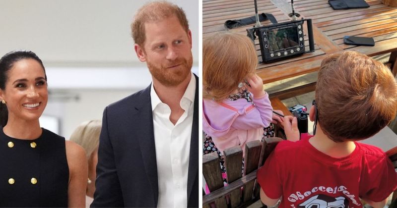Harry and Meghan Just Received the Cutest Homecoming Surprise From Archie and Lilibet