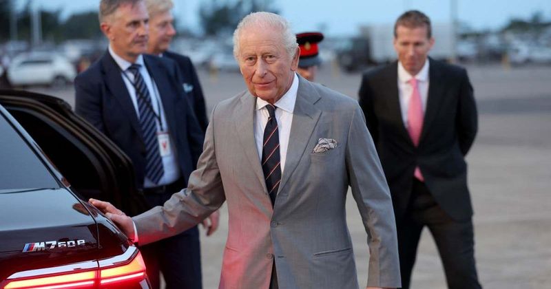 King Charles’ 3-Word Greeting to UK Press as He Lands Solo in Bermuda Ahead of a Packed Schedule