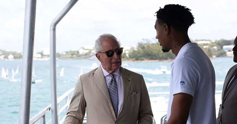 King Charles Takes Center Stage in Bermuda as Royal Ferry Crossing Draws Crowds
